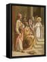 Jesus, as a Boy, in the Temple-John Lawson-Framed Stretched Canvas