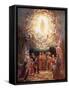 Jesus Ascending into Heaven-William Brassey Hole-Framed Stretched Canvas