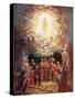 Jesus Ascending into Heaven-William Brassey Hole-Stretched Canvas