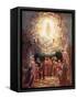 Jesus Ascending into Heaven-William Brassey Hole-Framed Stretched Canvas