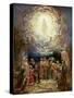 Jesus ascends to heaven - Bible-William Brassey Hole-Stretched Canvas