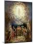 Jesus ascends to heaven - Bible-William Brassey Hole-Mounted Giclee Print