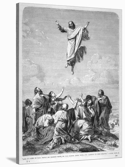 Jesus Ascends to Heaven-null-Stretched Canvas