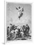 Jesus Ascends to Heaven-null-Framed Art Print