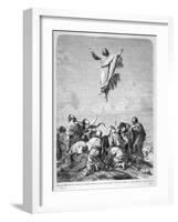 Jesus Ascends to Heaven-null-Framed Art Print