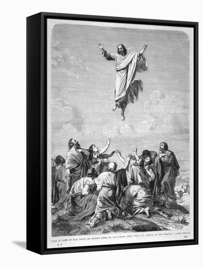 Jesus Ascends to Heaven-null-Framed Stretched Canvas