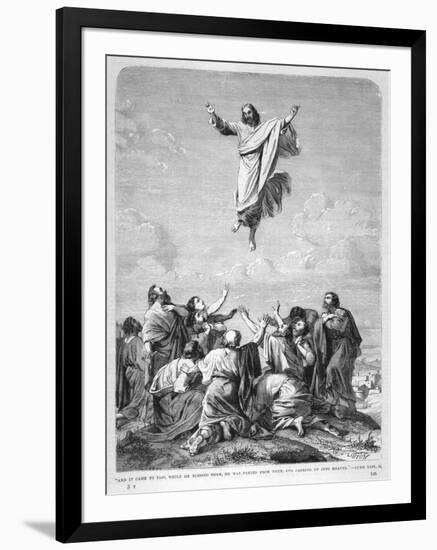 Jesus Ascends to Heaven-null-Framed Art Print