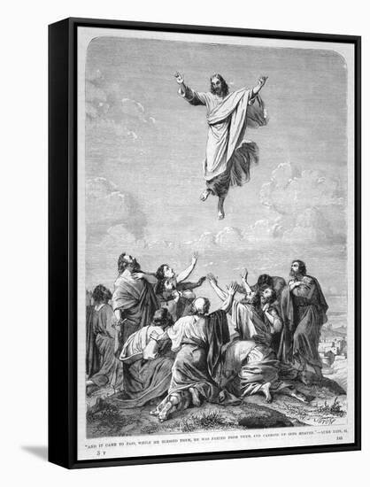 Jesus Ascends to Heaven-null-Framed Stretched Canvas