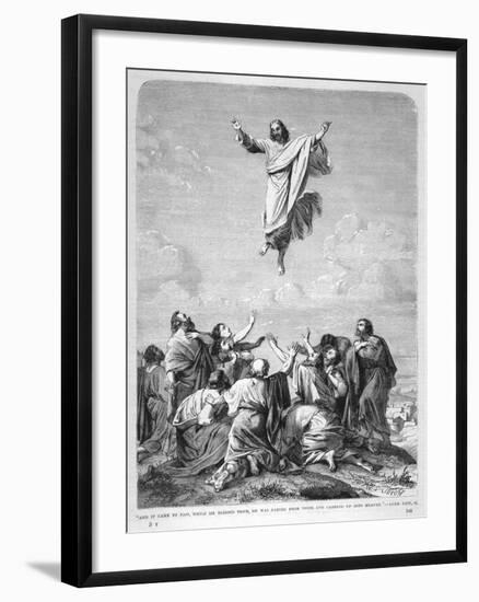 Jesus Ascends to Heaven-null-Framed Art Print