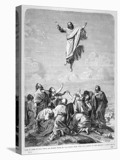 Jesus Ascends to Heaven-null-Stretched Canvas