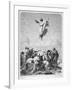 Jesus Ascends to Heaven-null-Framed Art Print