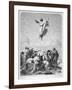 Jesus Ascends to Heaven-null-Framed Art Print