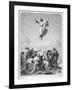 Jesus Ascends to Heaven-null-Framed Art Print