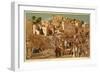 Jesus at Bethany: passing through the villages - Bible-James Jacques Joseph Tissot-Framed Giclee Print