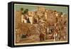 Jesus at Bethany: passing through the villages - Bible-James Jacques Joseph Tissot-Framed Stretched Canvas