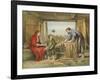 Jesus at Home-English School-Framed Giclee Print