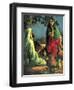 Jesus at Jacob's Well-John Millar Watt-Framed Premium Giclee Print