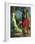 Jesus at Jacob's Well-John Millar Watt-Framed Giclee Print