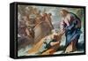 Jesus at the Sea-Luca Giordano-Framed Stretched Canvas