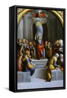 Jesus at the Temple Among the Doctors (Inv 196)-Benvenuto Tisi Da Garofalo-Framed Stretched Canvas