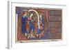 Jesus Before Caiaphas, in the Salvin Hours, 1275-English-Framed Giclee Print