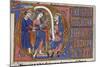 Jesus Before Caiaphas, in the Salvin Hours, 1275-English-Mounted Giclee Print