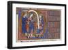 Jesus Before Caiaphas, in the Salvin Hours, 1275-English-Framed Giclee Print