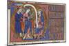 Jesus Before Caiaphas, in the Salvin Hours, 1275-English-Mounted Giclee Print