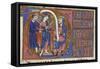 Jesus Before Caiaphas, in the Salvin Hours, 1275-English-Framed Stretched Canvas