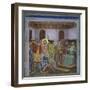 Jesus Before Caiaphas-Giotto di Bondone-Framed Giclee Print