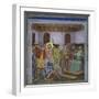 Jesus Before Caiaphas-Giotto di Bondone-Framed Giclee Print