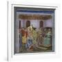 Jesus Before Caiaphas-Giotto di Bondone-Framed Giclee Print