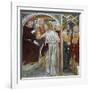 Jesus before High Priest, Peter and Maid, 15th-16th Century, Detail from the Biblia Pauperum-null-Framed Giclee Print