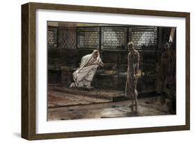 Jesus Before Pilate For the First Time-James Tissot-Framed Giclee Print