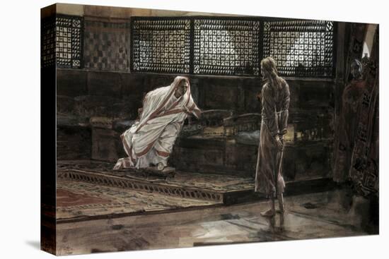 Jesus Before Pilate For the First Time-James Tissot-Stretched Canvas