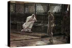 Jesus Before Pilate For the First Time-James Tissot-Stretched Canvas
