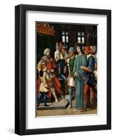 Jesus Before Pilate-null-Framed Giclee Print