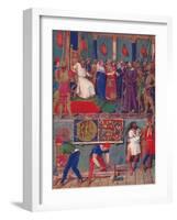'Jesus Before Pontius Pilate', c1455, (1939)-Jean Fouquet-Framed Giclee Print