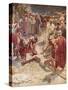 Jesus Being Crucified-William Brassey Hole-Stretched Canvas