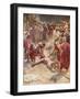 Jesus Being Crucified-William Brassey Hole-Framed Giclee Print