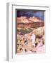 Jesus Being Led into the Wilderness to Be Tempted by the Devil-William Brassey Hole-Framed Giclee Print