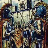 Alexander Joined His Father in Battle Against the Greeks-Jesus Blasco-Giclee Print