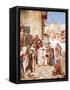 Jesus Blessing Little Children-William Brassey Hole-Framed Stretched Canvas