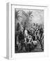 Jesus blessing the children, engraving by Doré - Bible-Gustave Dore-Framed Giclee Print