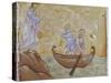 Jesus Calling Fishermen Peter and Andrew-null-Stretched Canvas