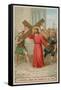 Jesus Carries His Cross. the Second Station of the Cross-null-Framed Stretched Canvas