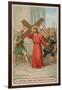 Jesus Carries His Cross. the Second Station of the Cross-null-Framed Giclee Print