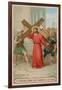 Jesus Carries His Cross. the Second Station of the Cross-null-Framed Giclee Print