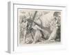 Jesus Carries His Cross-null-Framed Art Print