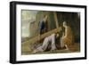 Jesus Carrying His Cross-Eustache Le Sueur-Framed Giclee Print
